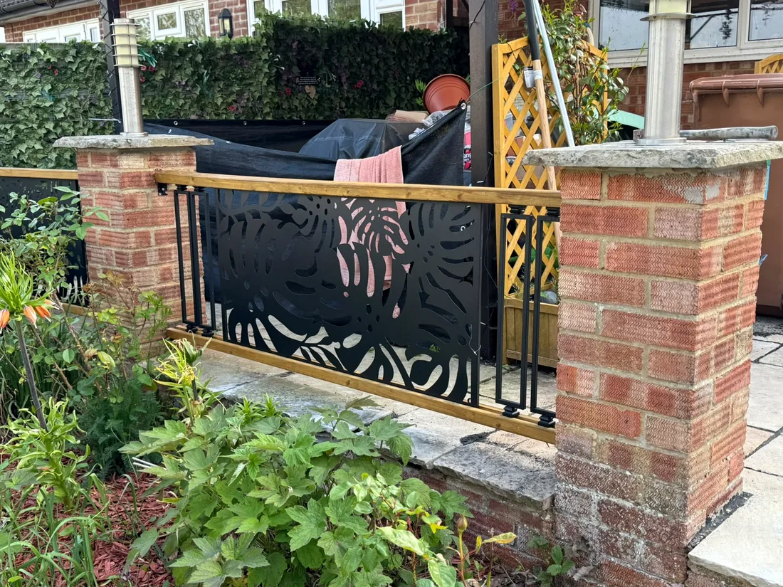 Completed railing project by Badger Home Maintenance